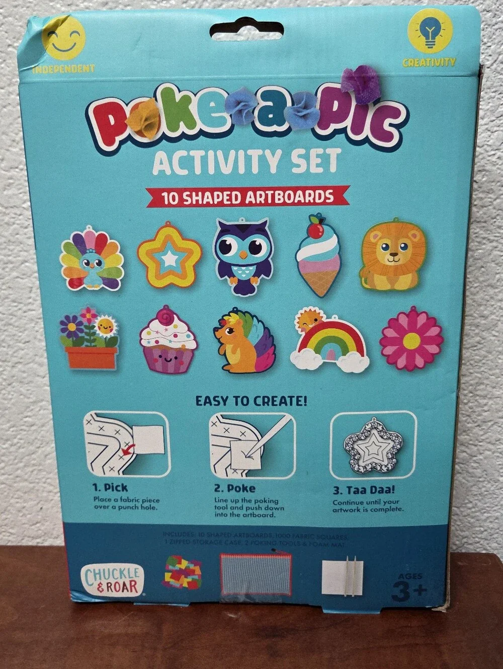 Chuckle & Roar Poke & Pic Activity Set NIB